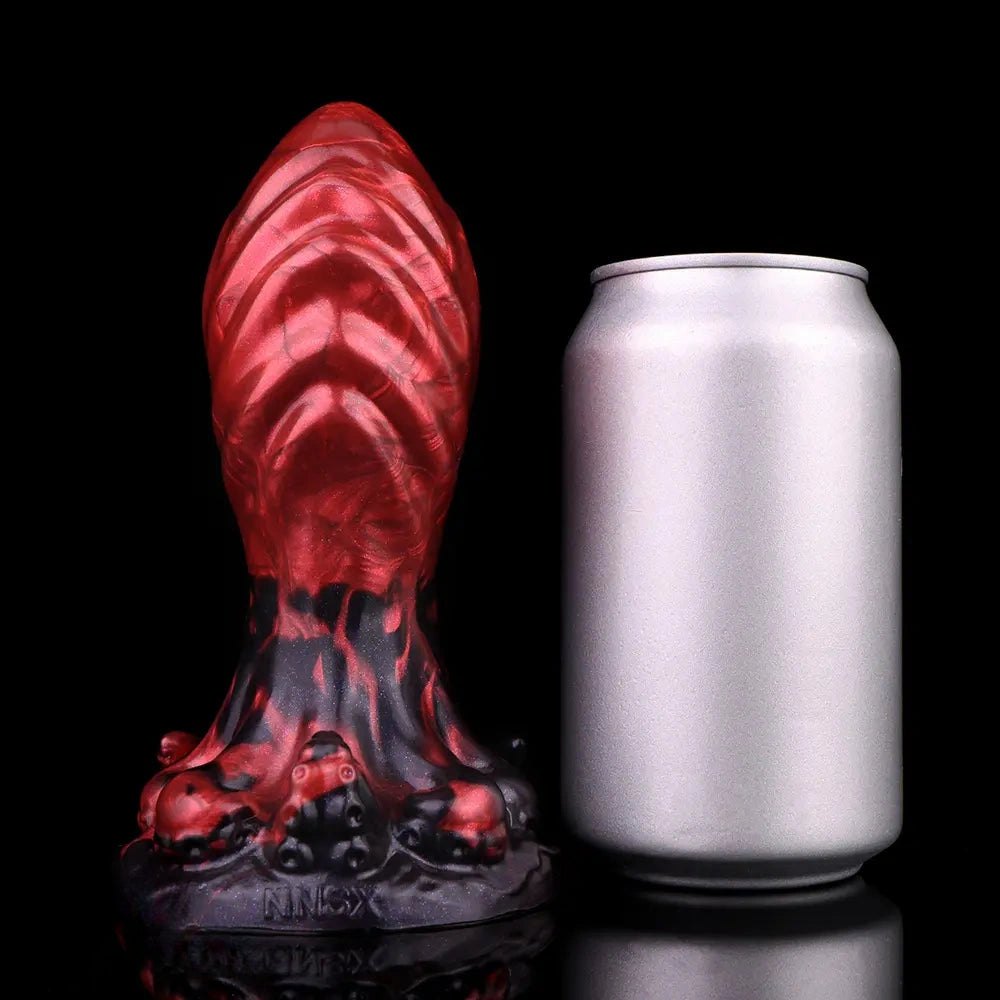 Red Tentacle Fantasy Dildo - Fantasy Monster Dragon Dildo