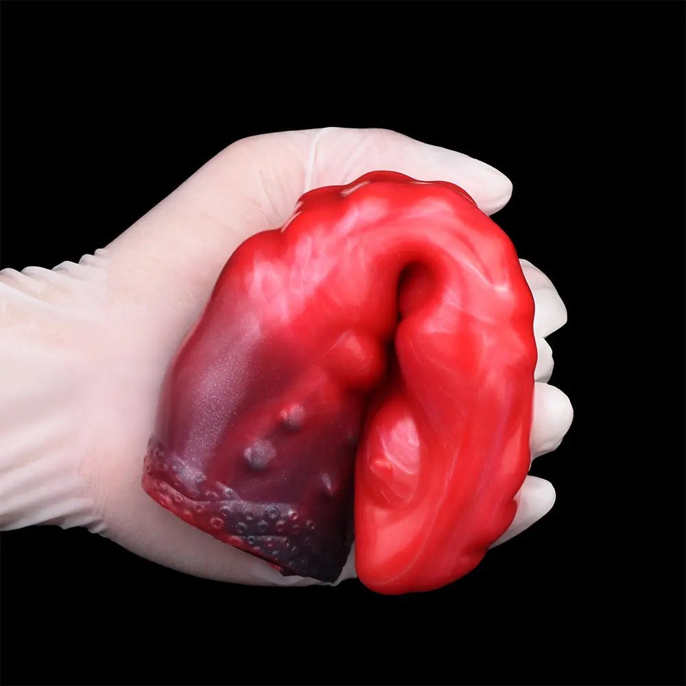 Red Tentacle Hollow Fantasy Sleeve - Silicone Fantasy Dildo