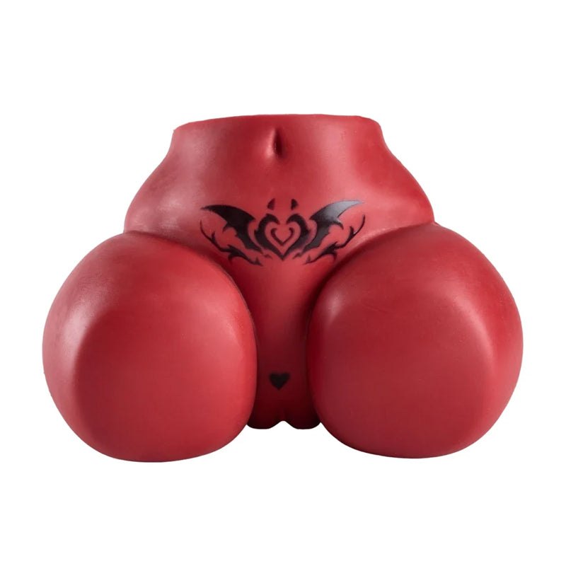 Red Tribal Curvy Torso Doll - Dual-Channel Torso Sex Doll