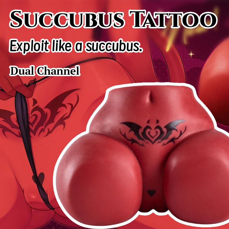 Red Tribal Curvy Torso Doll - Dual-Channel Torso Sex Doll