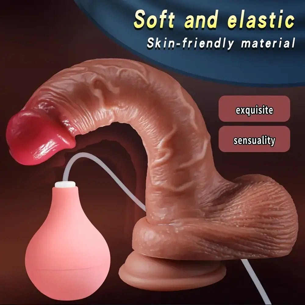 Remote Control Vibrating Dildo 8.85in - Vibrating Thrusting Dildo