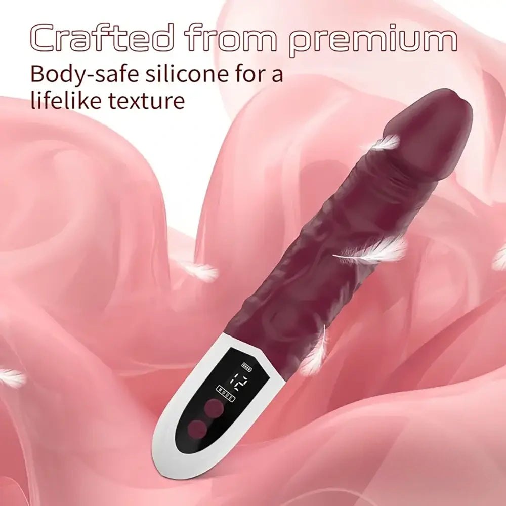 Remote Control Vibrating Dildo - Vibrating Realistic Dildo