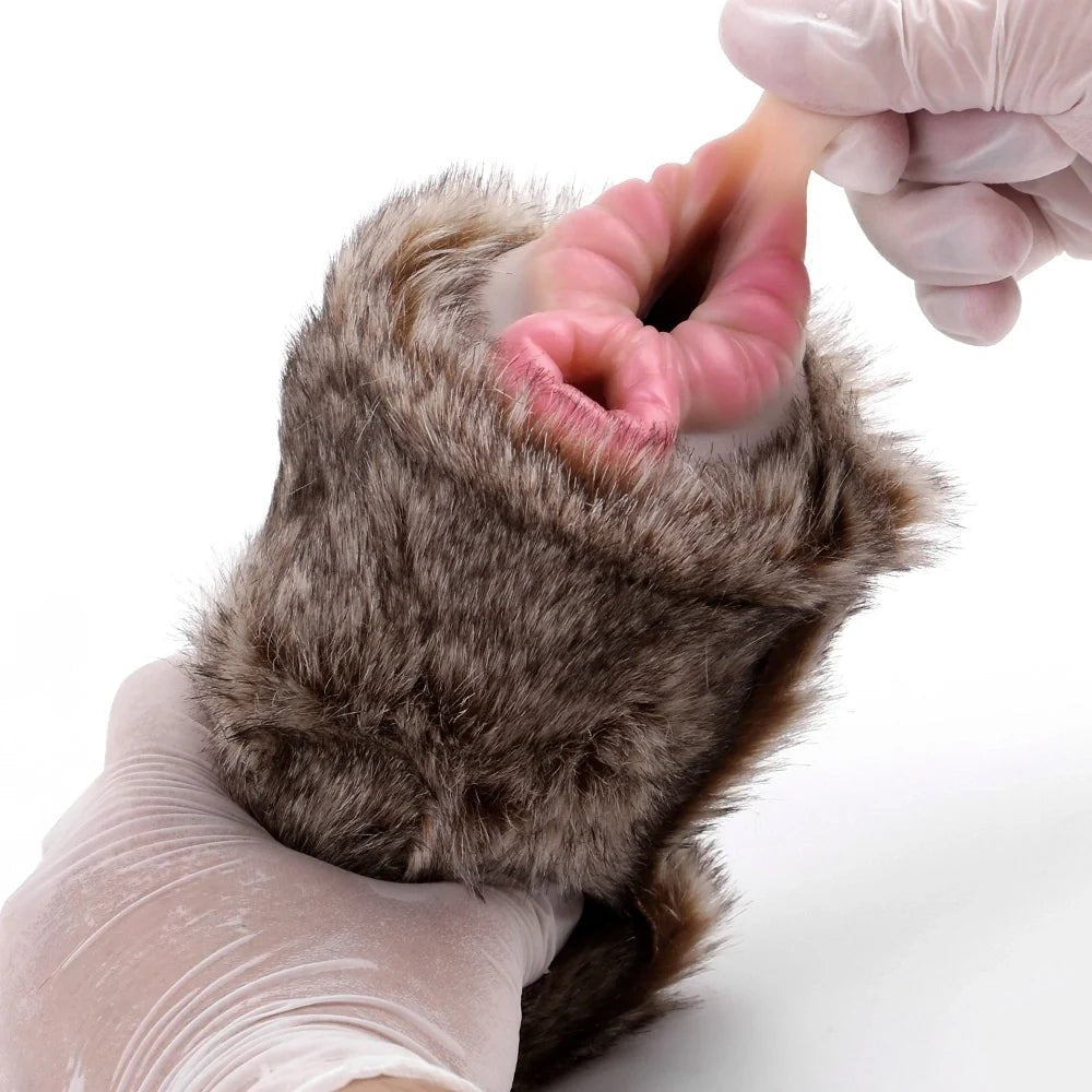 Removable Sleeve Tabby Masturbator - Furry Male Masturbator
