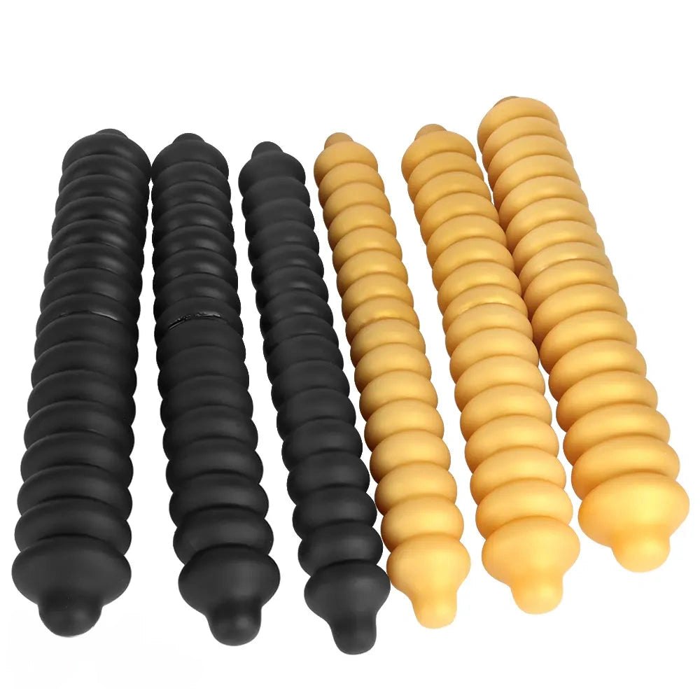 Ribbed Anal Dildo 19.7in - Thick Anal Beads Dildo