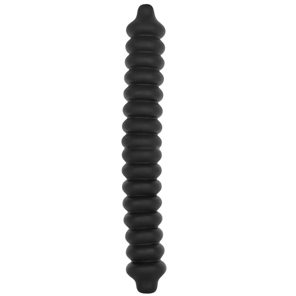 Ribbed Anal Dildo 19.7in - Thick Anal Beads Dildo