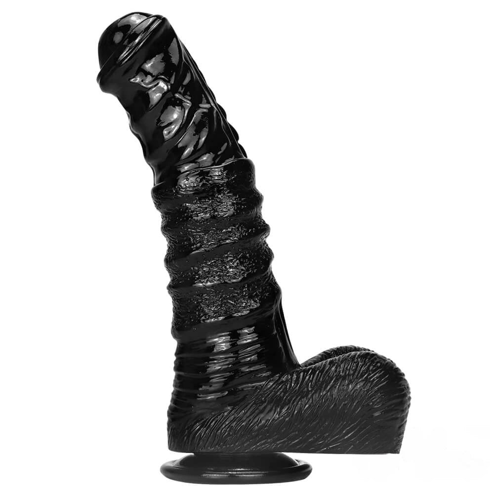 Ribbed Animal Horse Dildo 9.84in - Animal Dildo