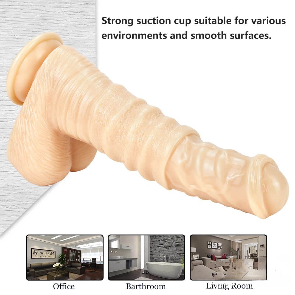 Ribbed Animal Horse Dildo 9.84in - Animal Dildo