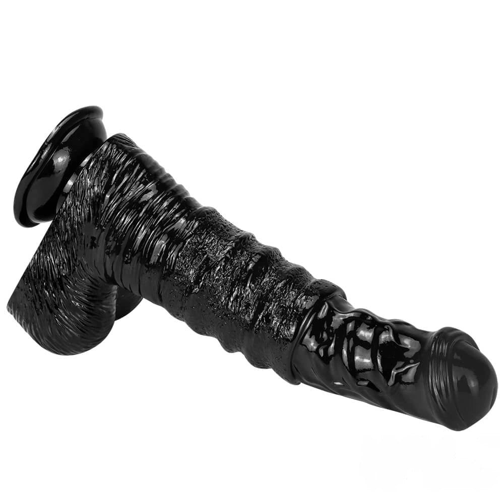 Ribbed Animal Horse Dildo 9.84in - Animal Dildo