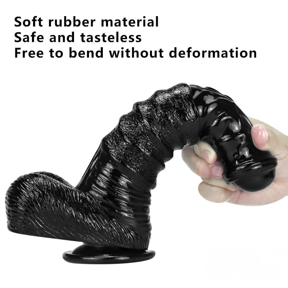 Ribbed Animal Horse Dildo 9.84in - Animal Dildo