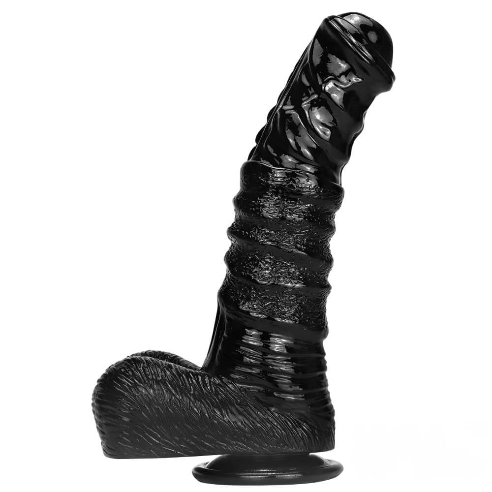 Ribbed Animal Horse Dildo 9.84in - Animal Dildo