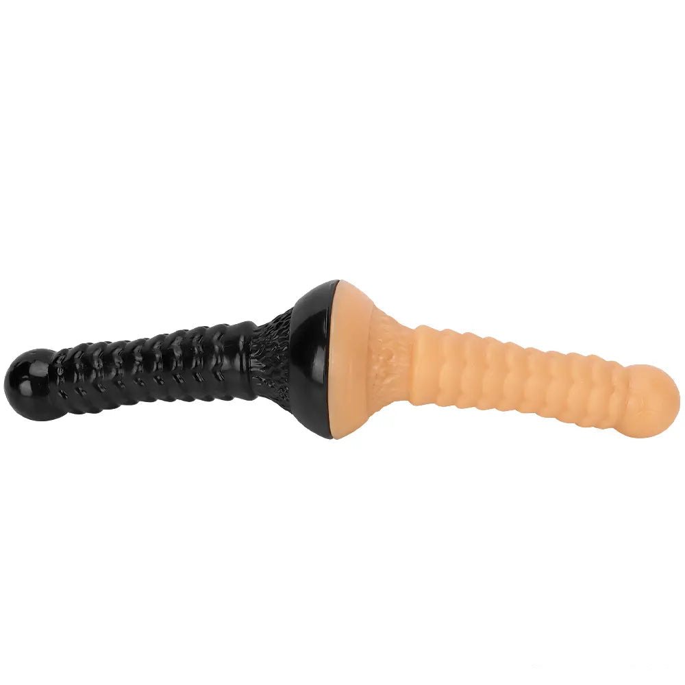 Ribbed Ball-Tip Fantasy Dildo 7.08in - Fantasy Dildo