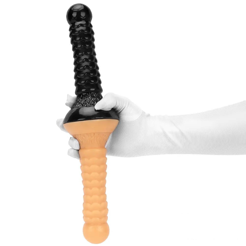 Ribbed Ball-Tip Fantasy Dildo 7.08in - Fantasy Dildo