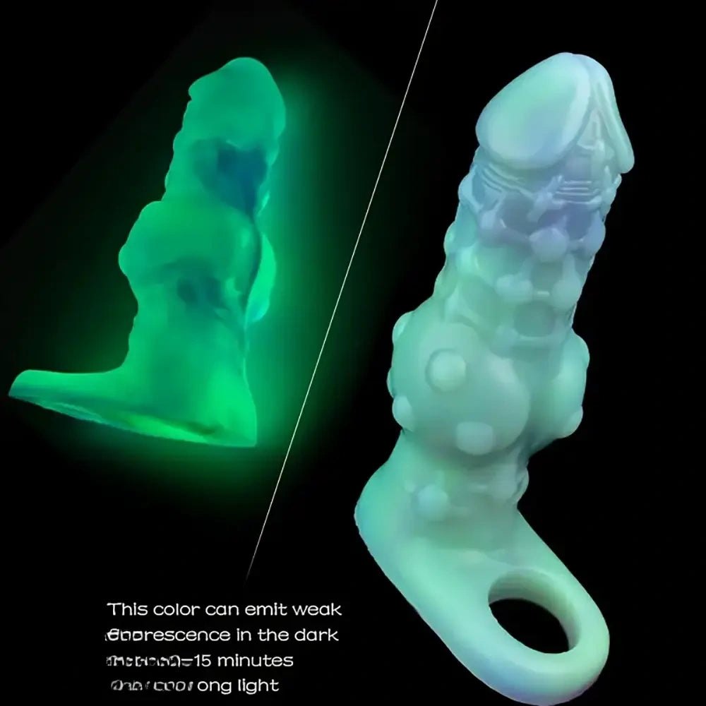Ribbed Bump-Textured Penis Sleeve - Masturbator Sleeve
