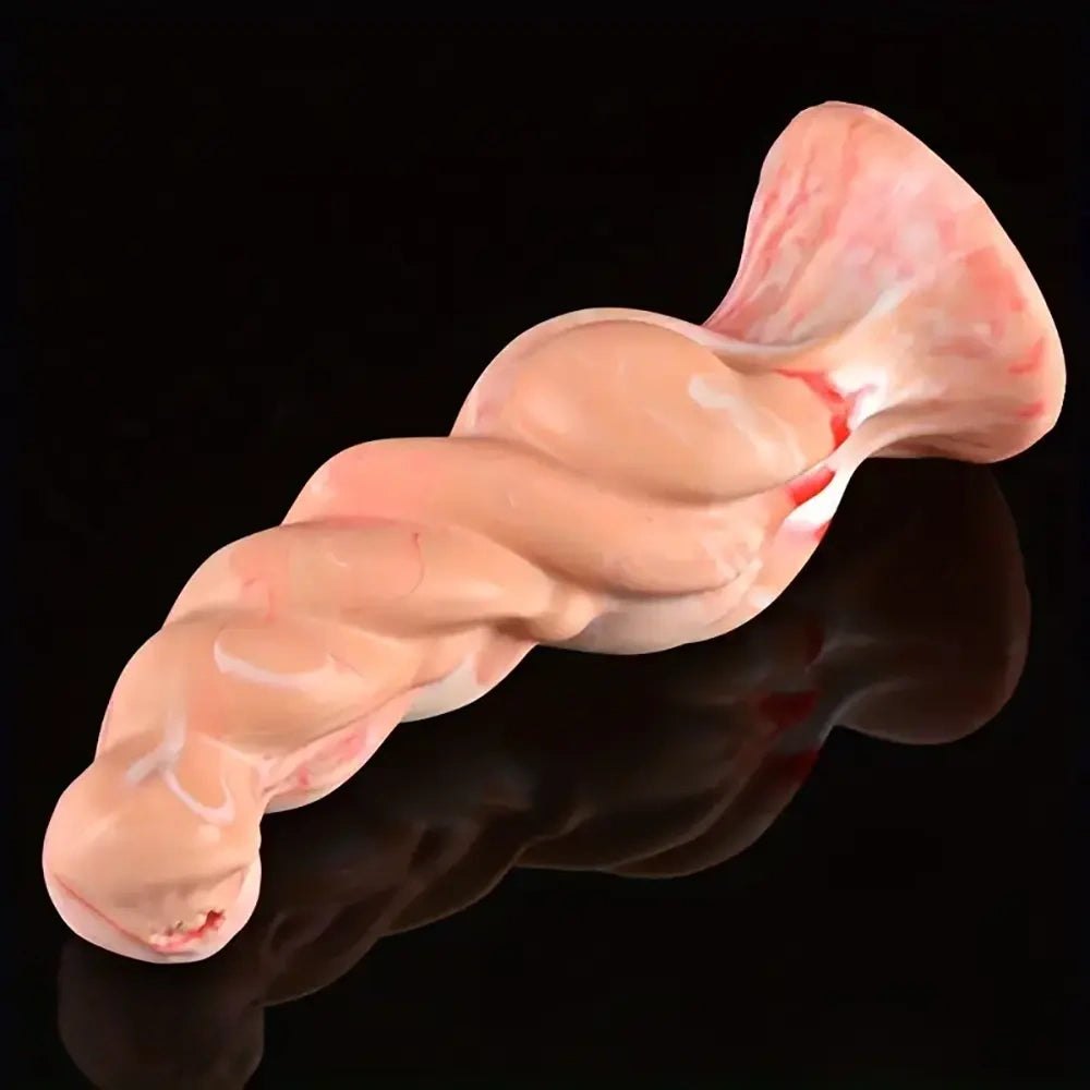 Ribbed Fantasy Dildo 7.3in - Textured Monster Dildo Toy