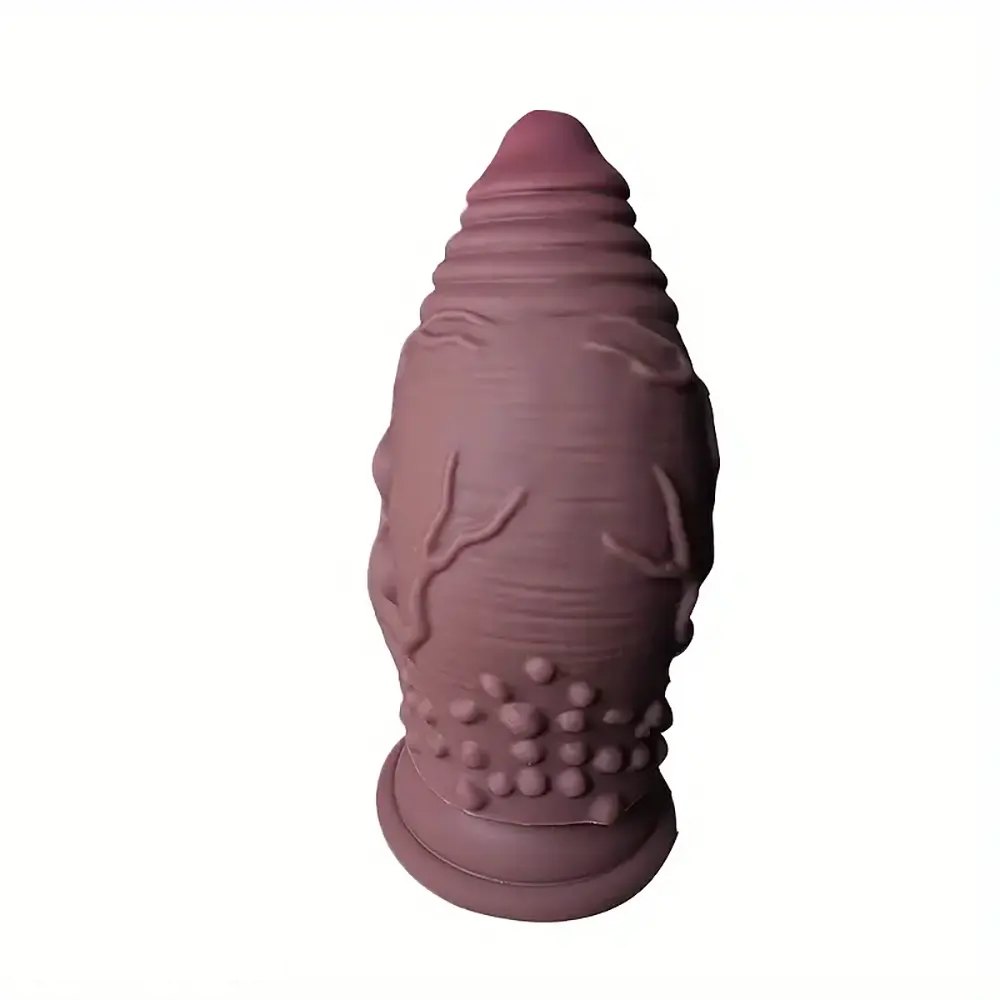 Ribbed Fat-Tip Fantasy Dildo - Fat Fantasy Dildo