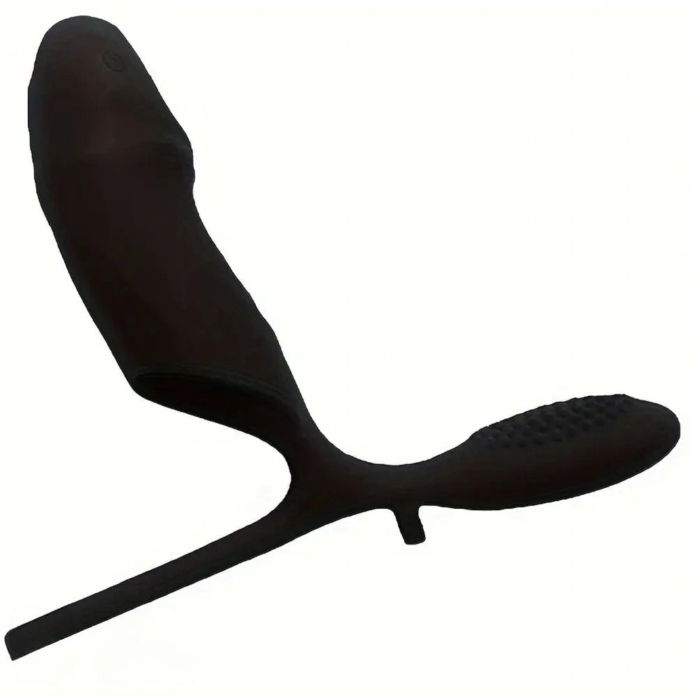 Ribbed Finger Massage Sleeve - PVC G-Spot Toy