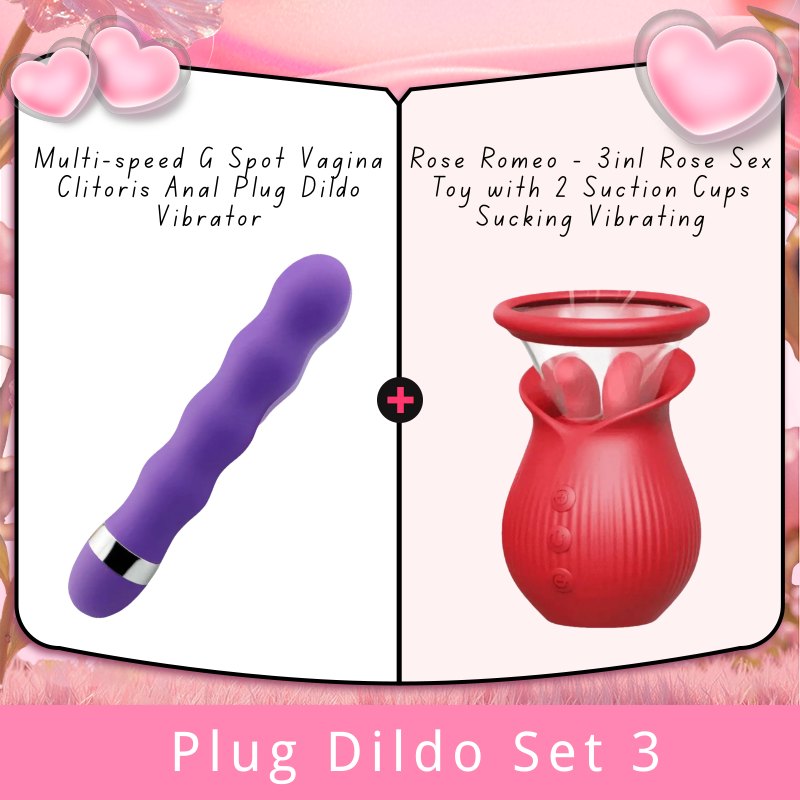 Ribbed G-Spot Anal Vibrator - Triple Stimulation Vibrator