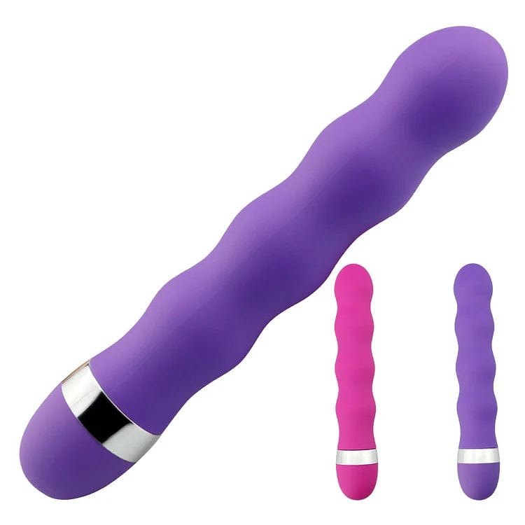 Ribbed G-Spot Anal Vibrator - Triple Stimulation Vibrator