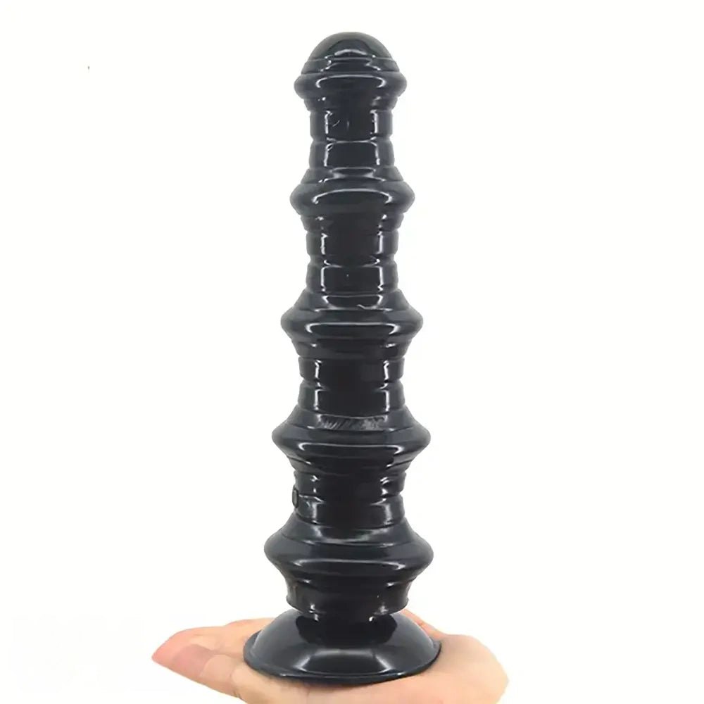Ribbed Graduated Anal Dildo - Ribbed Anal Dildo