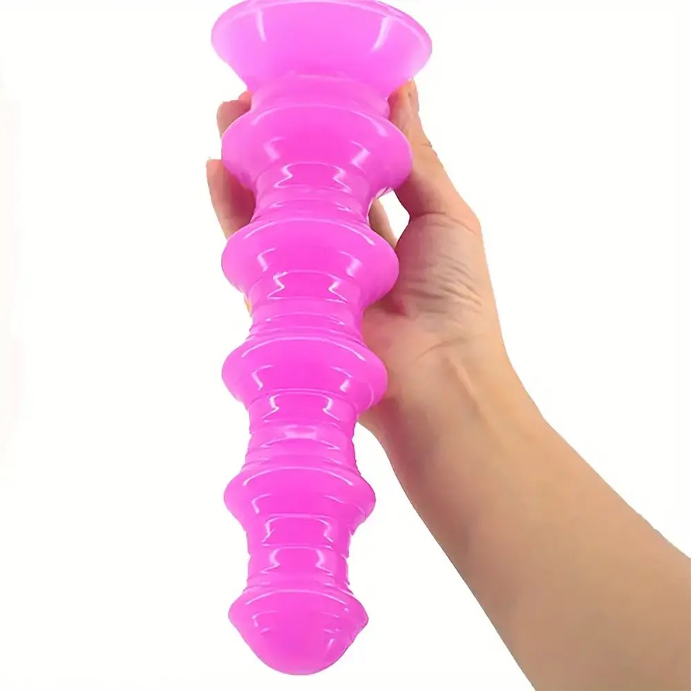 Ribbed Graduated Anal Dildo - Ribbed Anal Dildo