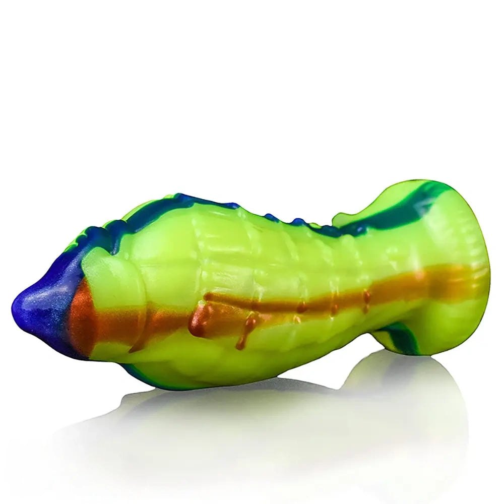 Ribbed Monster Fantasy Dildo - Silicone Dragon Dildo Style