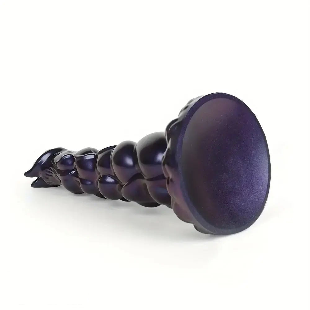 Ribbed Monster Girth Dildo - Silicone Large Thick Dildo