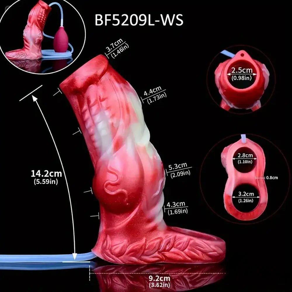 Ribbed Monster Sleeve Dildo M/L - Fantasy Monster Sleeve