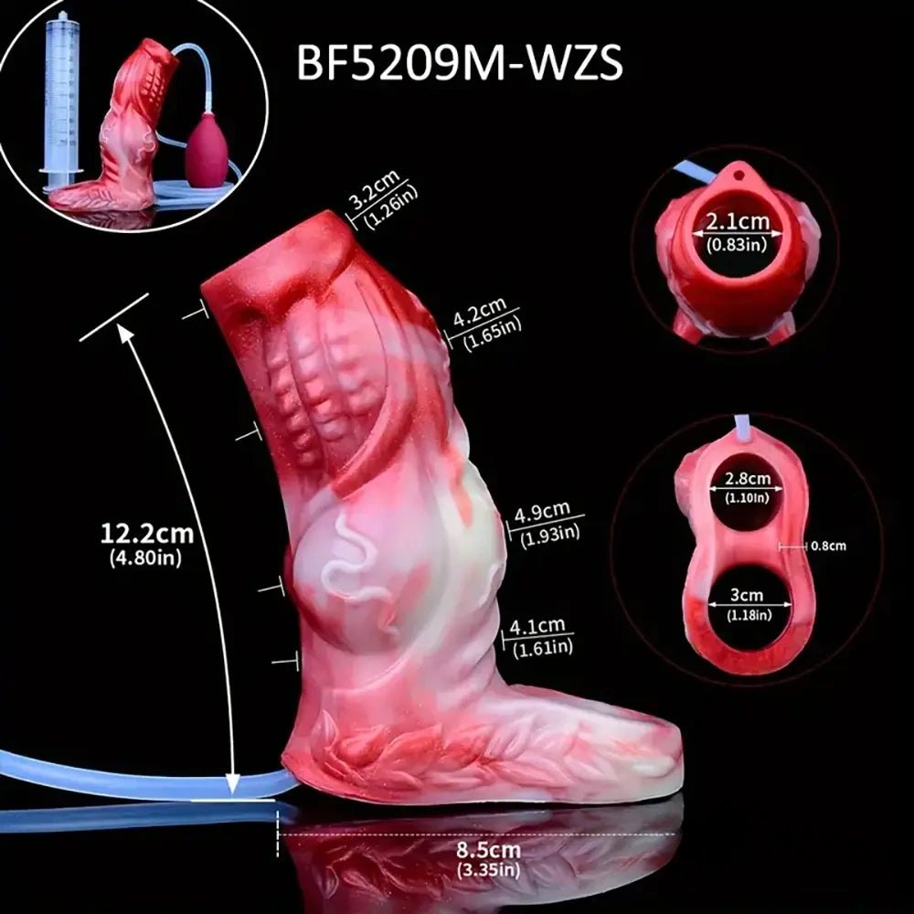 Ribbed Monster Sleeve Dildo M/L - Fantasy Monster Sleeve