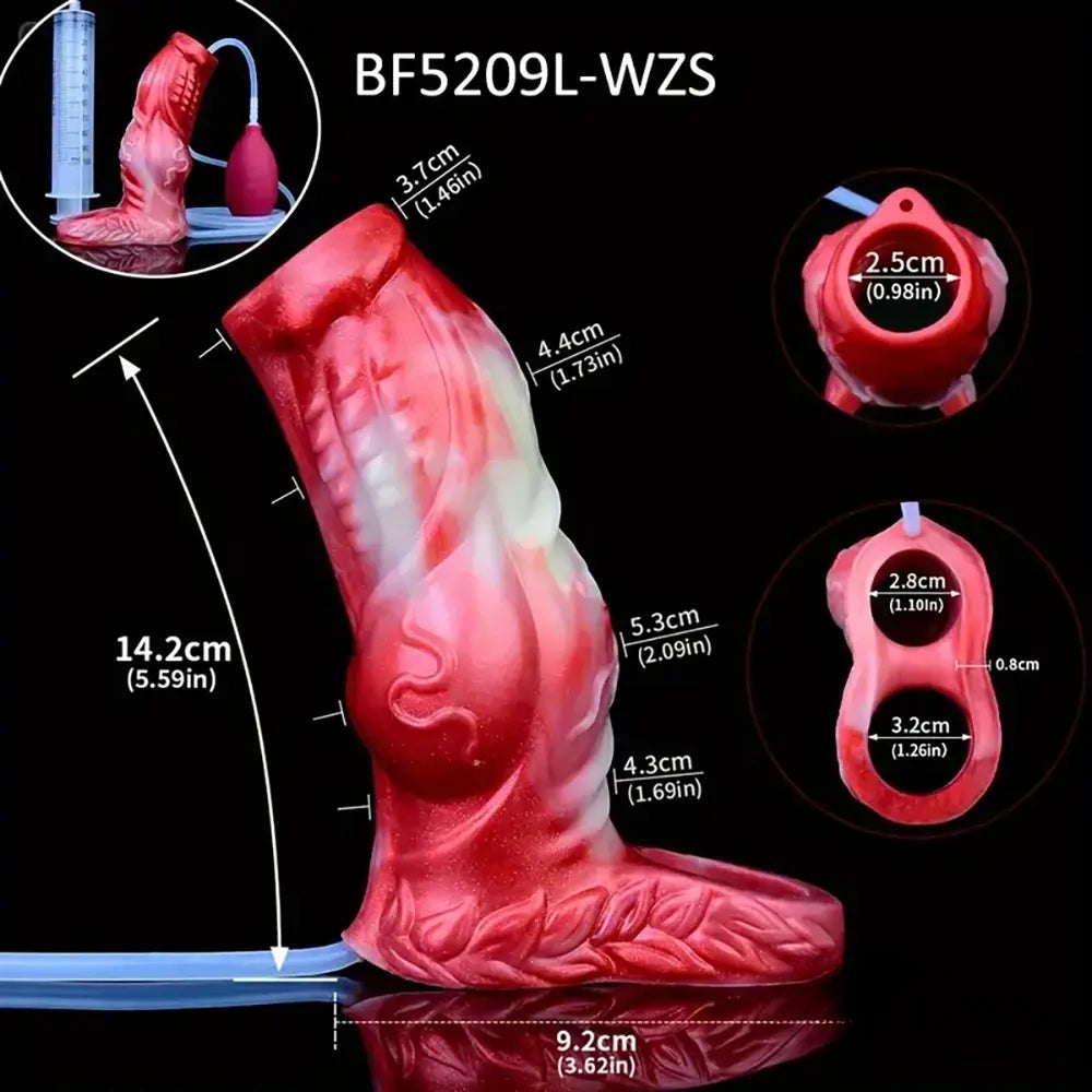 Ribbed Monster Sleeve Dildo M/L - Fantasy Monster Sleeve