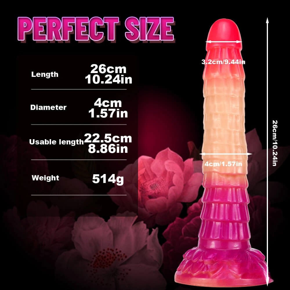 Ribbed Ombre Animal Dildo - Horse Dildo Toy Pick