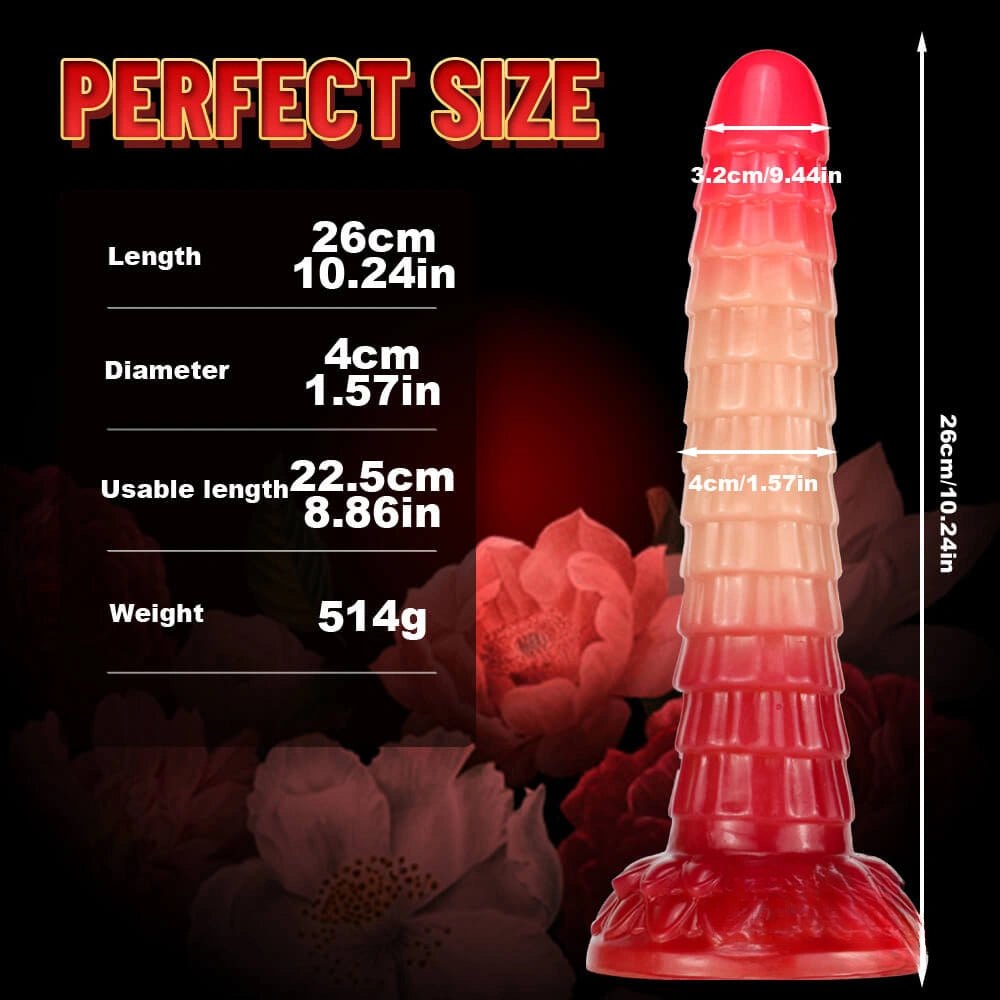 Ribbed Ombre Animal Dildo - Horse Dildo Toy Pick