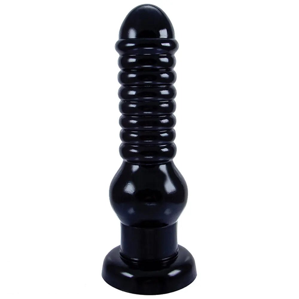 Ribbed PVC Suction Cup Dildo - Big Realistic Dildo
