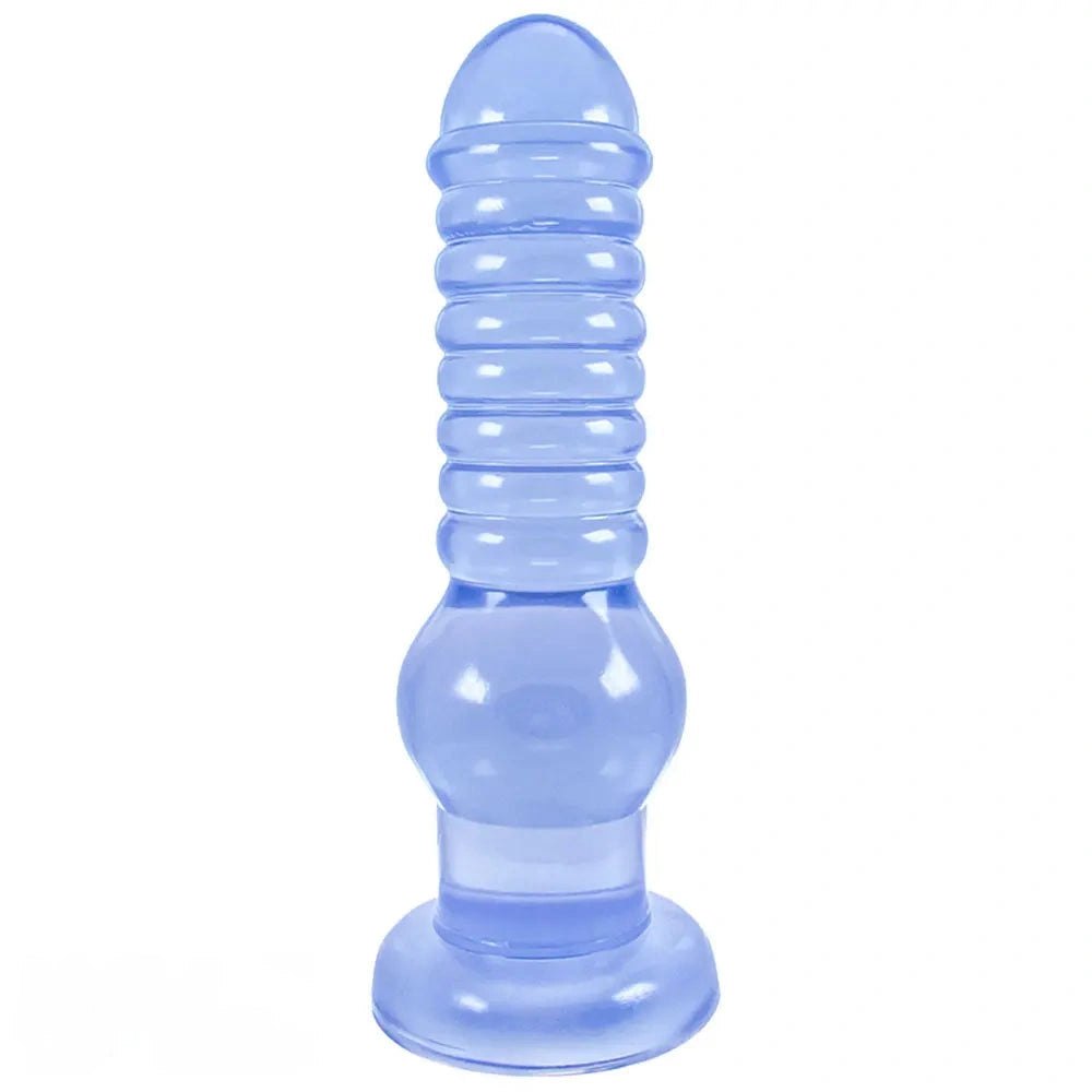 Ribbed PVC Suction Cup Dildo - Big Realistic Dildo