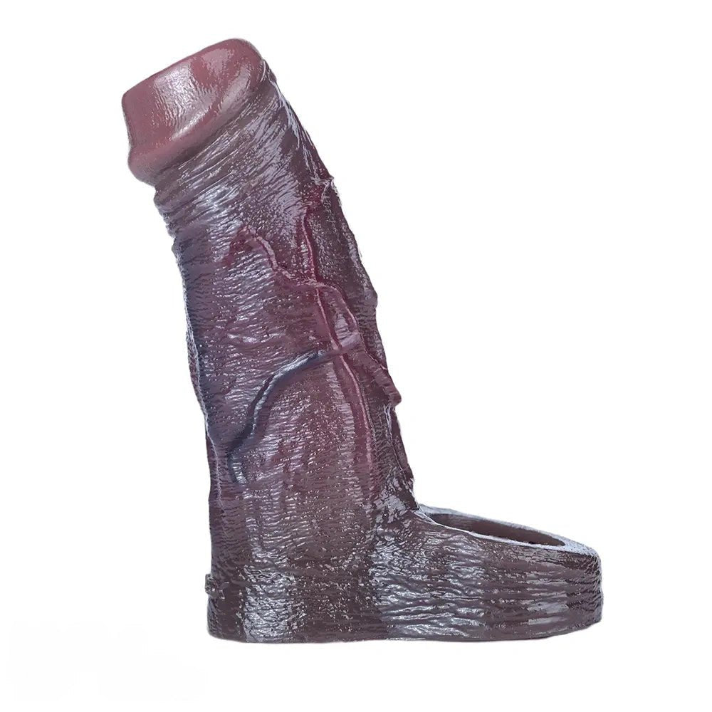 Ribbed Silicone Penis Sleeve - Wearable Extension Sleeve
