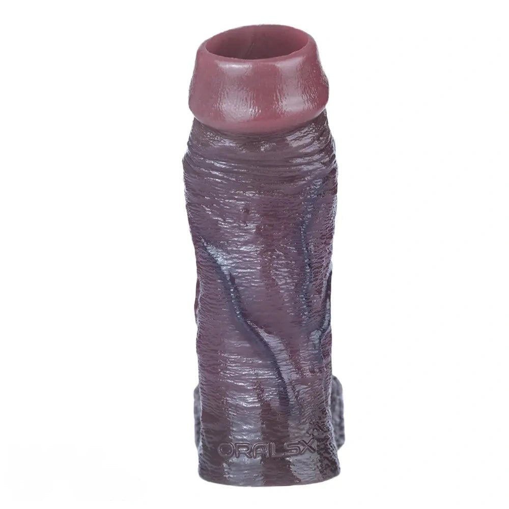 Ribbed Silicone Penis Sleeve - Wearable Extension Sleeve