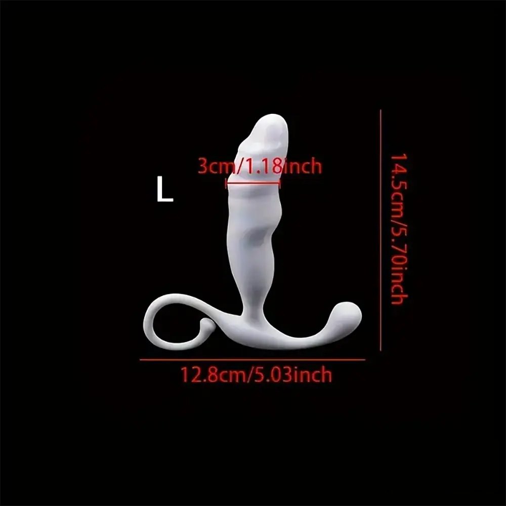 Ribbed Slim TPE Dildo, 3 Sizes - Small Slim Dildo