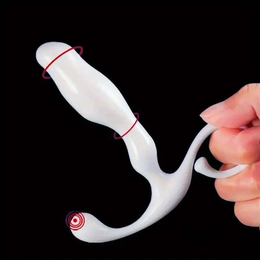 Ribbed Slim TPE Dildo, 3 Sizes - Small Slim Dildo