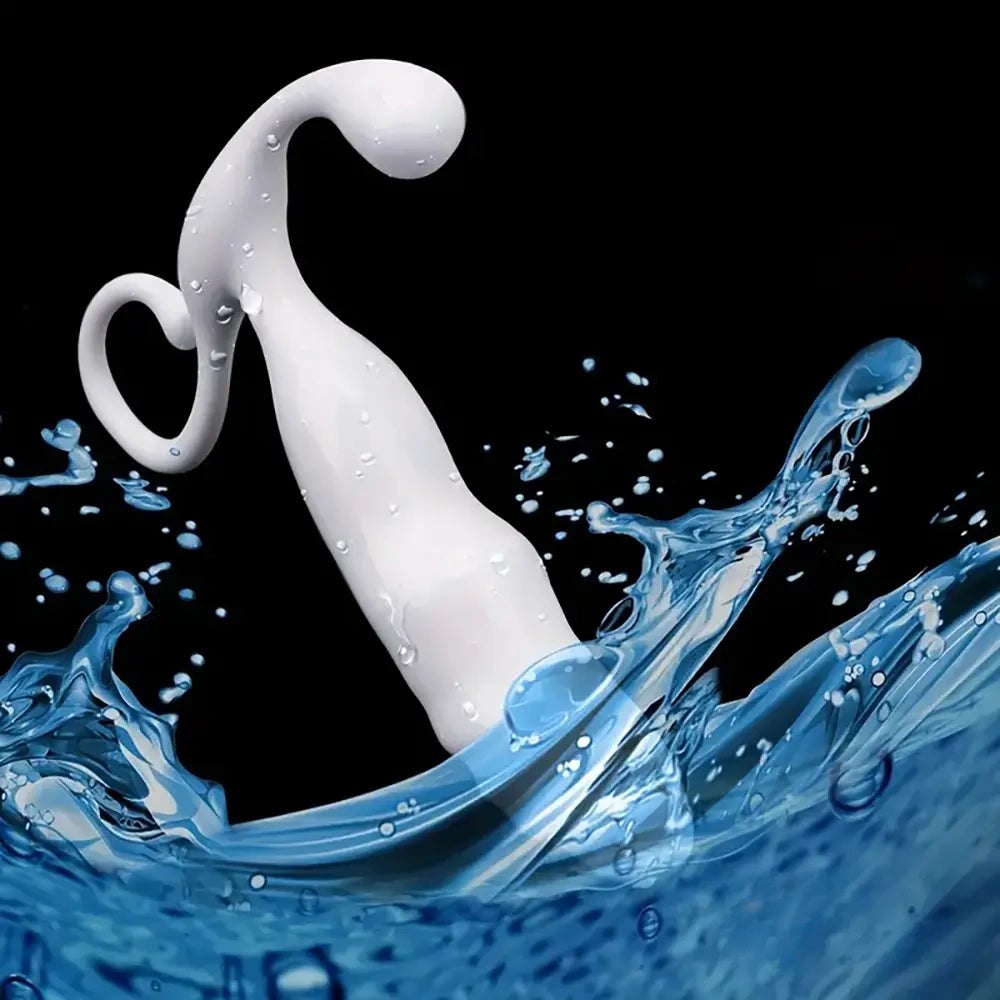Ribbed Slim TPE Dildo, 3 Sizes - Small Slim Dildo