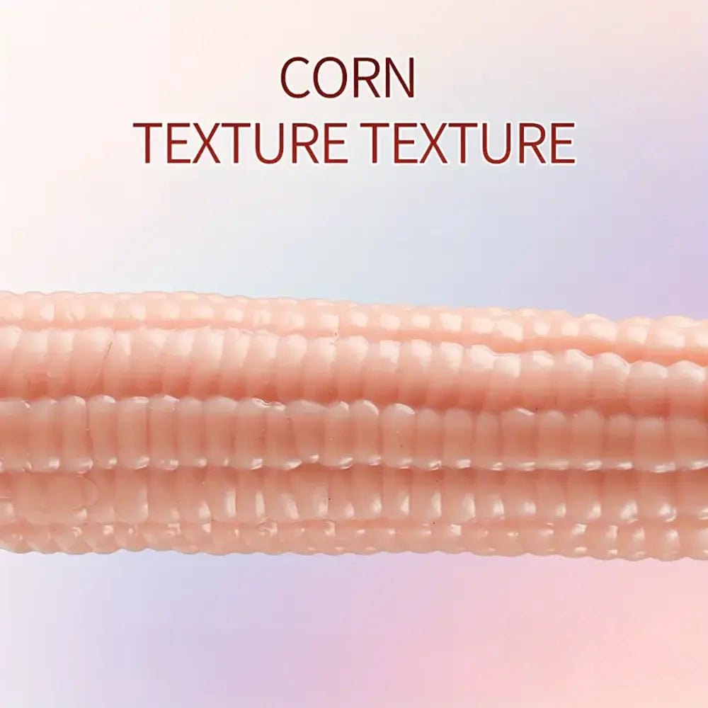 Ribbed Suction Cup Dildo - Realistic PVC Dildo, 7 in