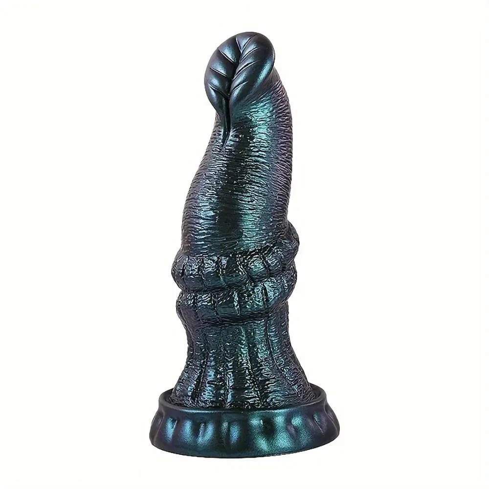 Ribbed Trunk Fantasy Dildo - Silicone Animal Dildo
