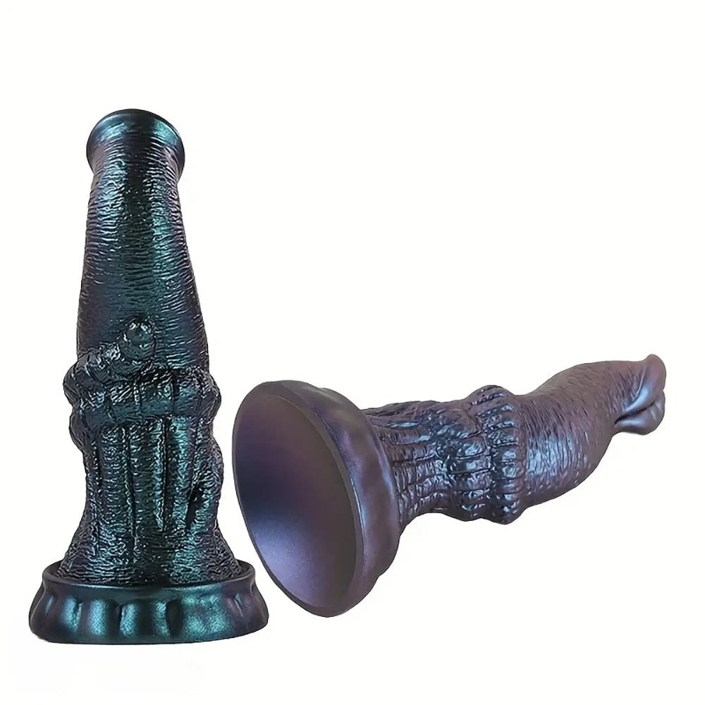 Ribbed Trunk Fantasy Dildo - Silicone Animal Dildo