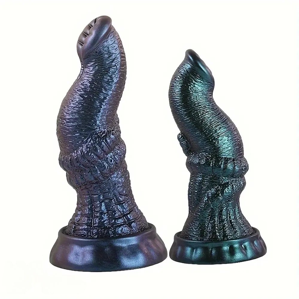 Ribbed Trunk Fantasy Dildo - Silicone Animal Dildo