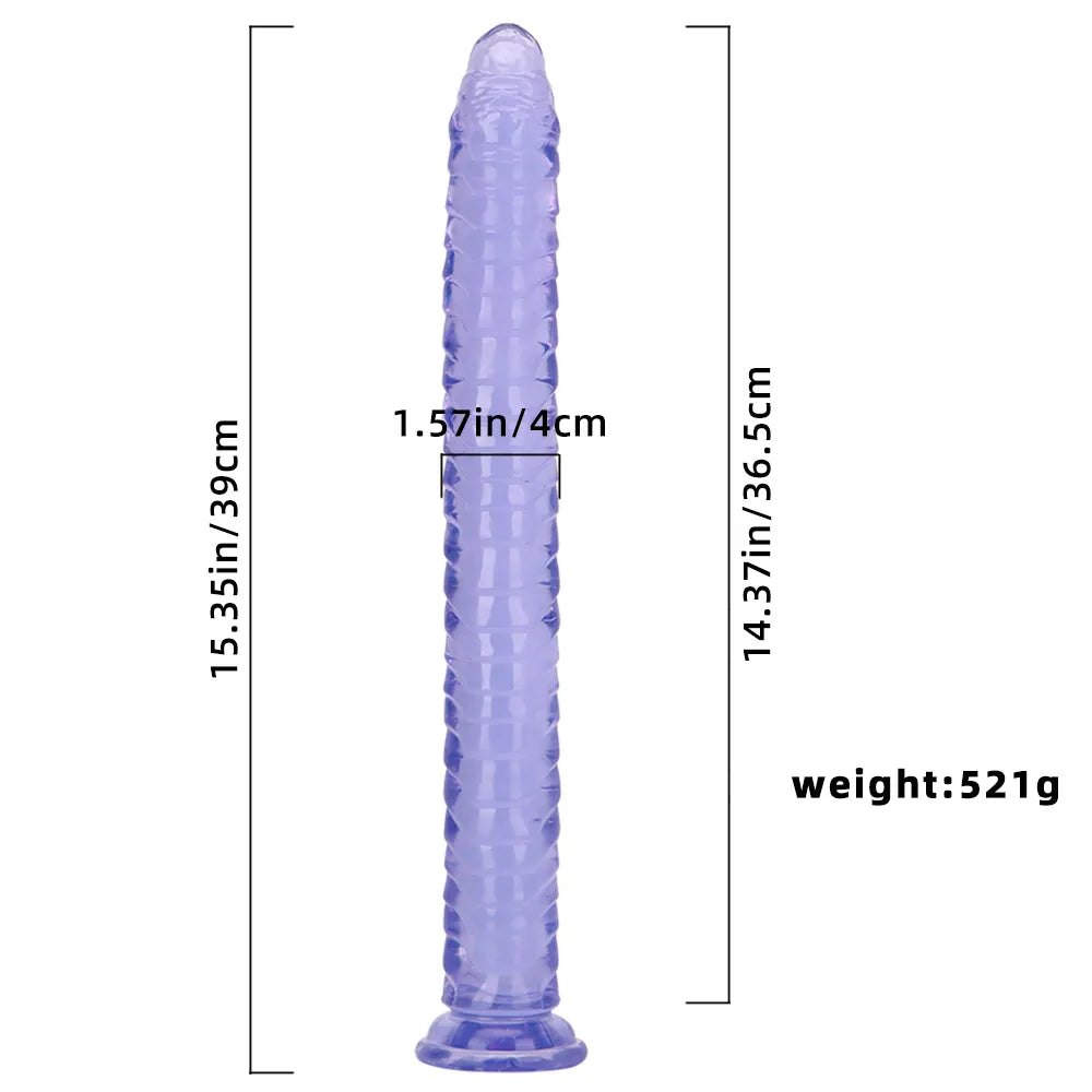 Ribbed Veined Realistic Dildo - Lifelike Veined Dildo