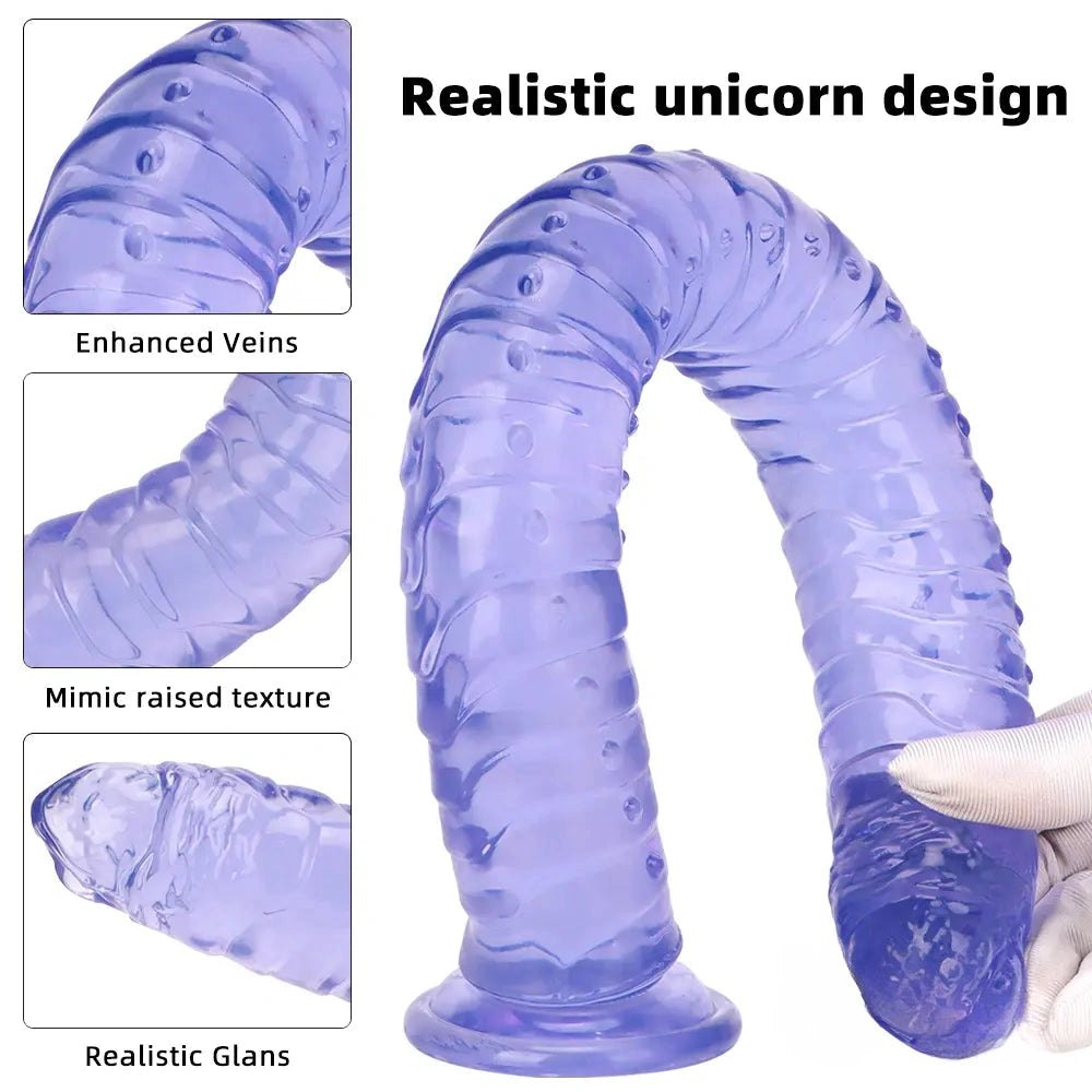 Ribbed Veined Realistic Dildo - Lifelike Veined Dildo