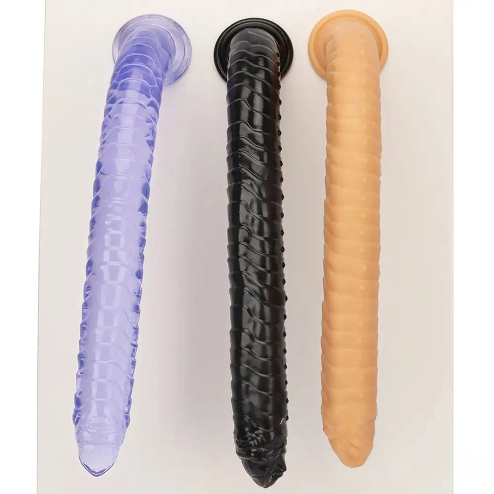 Ribbed Veined Realistic Dildo - Lifelike Veined Dildo