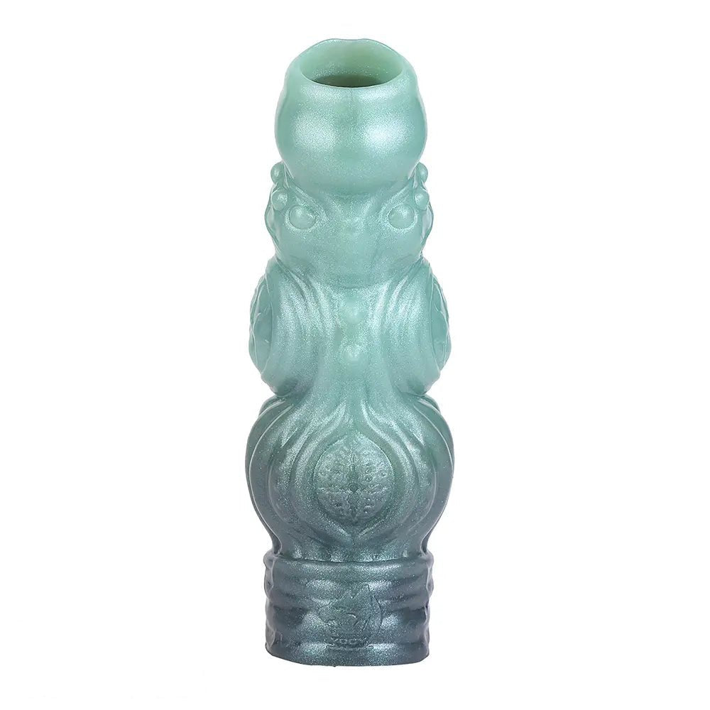 Ribbed Wearable Silicone Dildo - Realistic Silicone Dildo