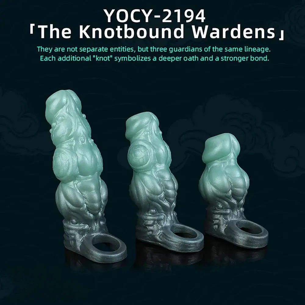 Ribbed Wearable Silicone Dildo - Realistic Silicone Dildo