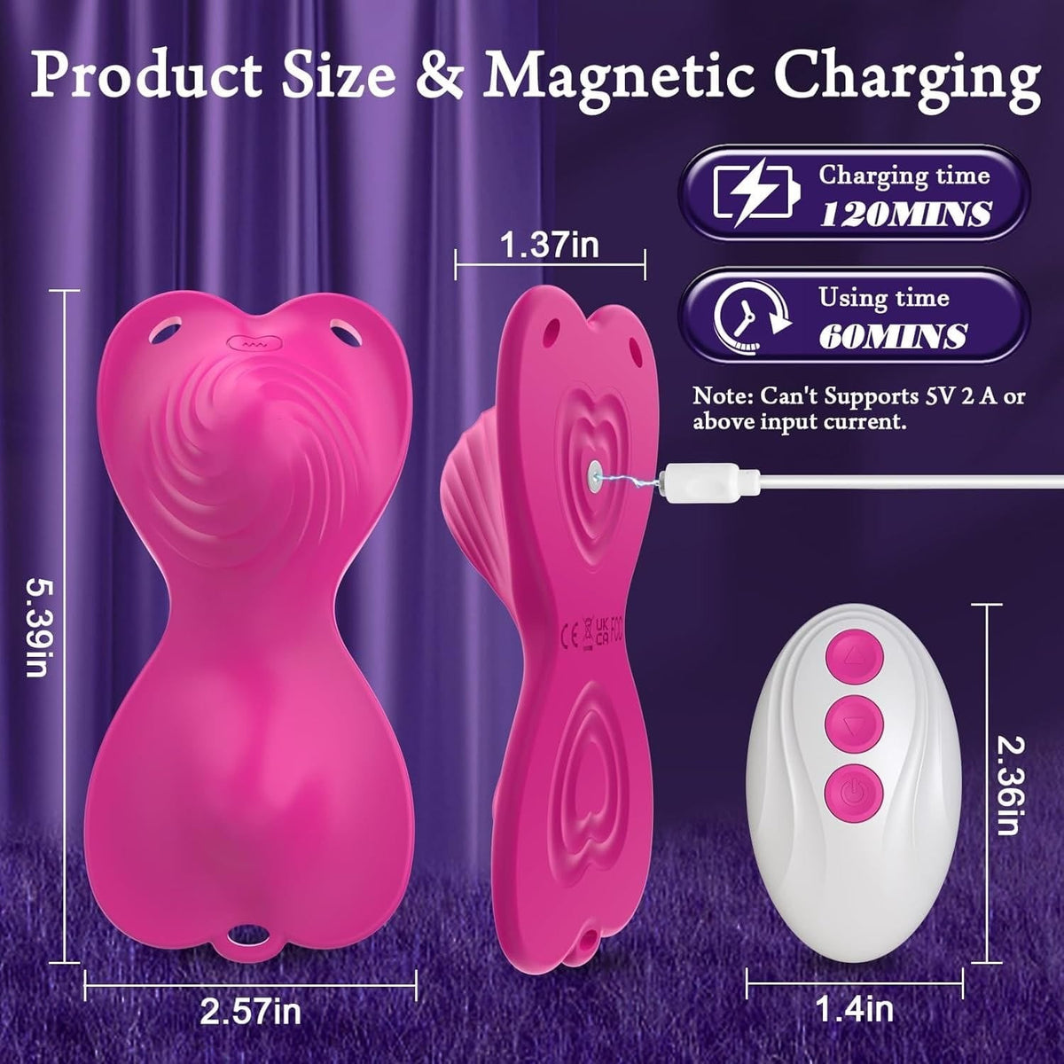 Ride-On Butterfly G-Spot Vibrator - App Controlled Toy
