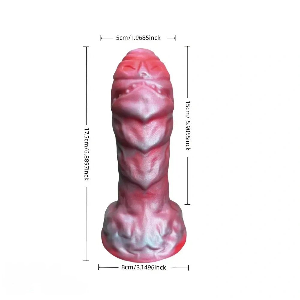 Ridged Alien Creature Fantasy Dildo - Giant Fantasy Dildo