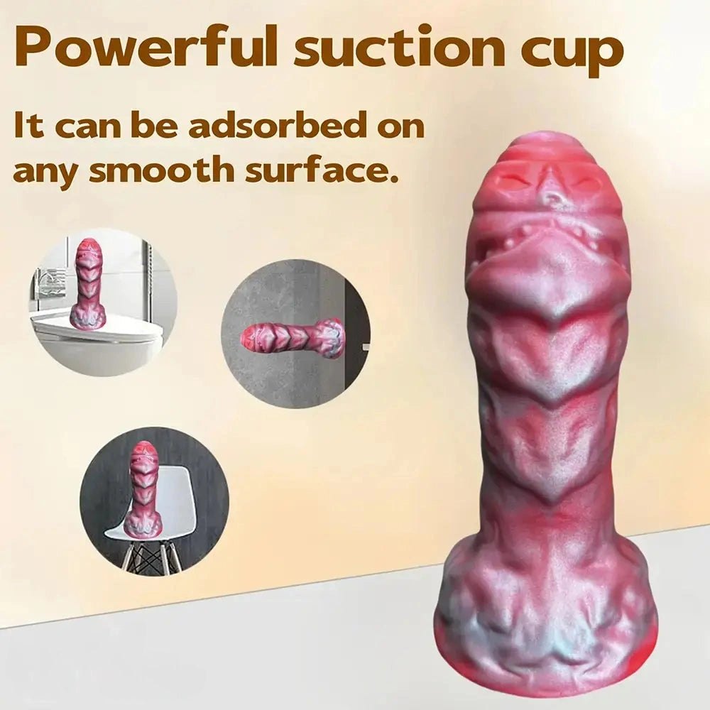 Ridged Alien Creature Fantasy Dildo - Giant Fantasy Dildo